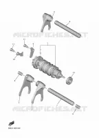 BARILLET DE SELECTION / FOURCHETTES pour Yamaha R6 de 2024