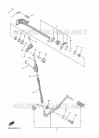 AXE DE SELECTEUR / PEDALE pour Yamaha R6 de 2024