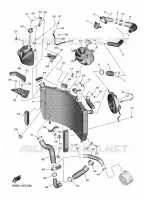 RADIATEUR / DURITES pour Yamaha R6 de 2024