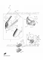 CARENAGES 1  pour Yamaha R6 de 2024