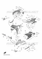CARENAGES 2 pour Yamaha R6 de 2024