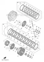 EMBRAYAGE DE DEMARREUR pour Yamaha R6 de 2024