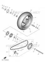 ROUE ARRIERE pour Yamaha R6 de 2024