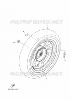ROUE ARRIERE pour Yamaha TRICITY 125 de 2024