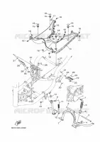 SUPPORT / REPOSE PIEDS pour Yamaha TRICITY 125 de 2024