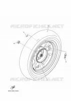 ROUE ARRIERE pour Yamaha TRICITY 125 de 2024