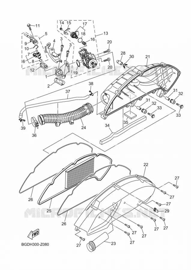 ADMISSION Yamaha SCOOTER 155 2024 TRICITY  MWS155-A