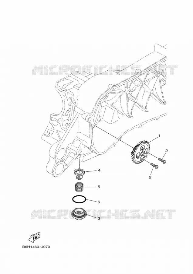 POMPE A HUILE Yamaha SCOOTER 125 2024 XMAX  YP125R-DA