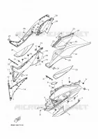 BEQUILLE / REPOSE PIEDS 2 pour Yamaha XMAX 250 de 2024