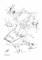 BEQUILLE / REPOSE PIEDS pour Yamaha XMAX 250 de 2024