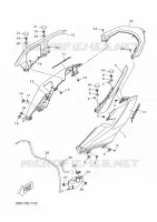 COUVERCLE LATERAL pour Yamaha XMAX 250 de 2024
