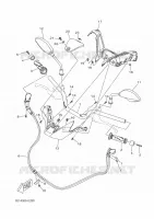 GUIDON ET CABLES pour Yamaha XMAX 250 de 2024