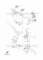 COMMODO / LEVIER pour Yamaha RAYZR 125 de 2024