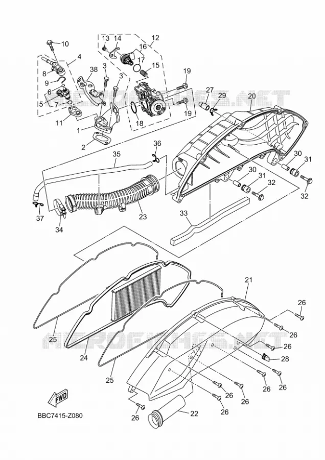 ADMISSION Yamaha SCOOTER 155 2024 NMAX  GPD155-A
