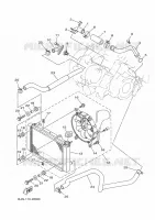 RADIATEUR / DURITES pour Yamaha KODIAK 450 EPS SE de 2024