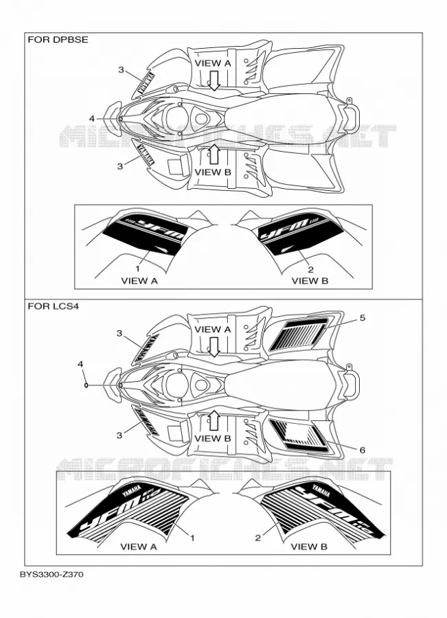 EMBLEME Yamaha QUAD 110 2024 RAPTOR  YFM110R