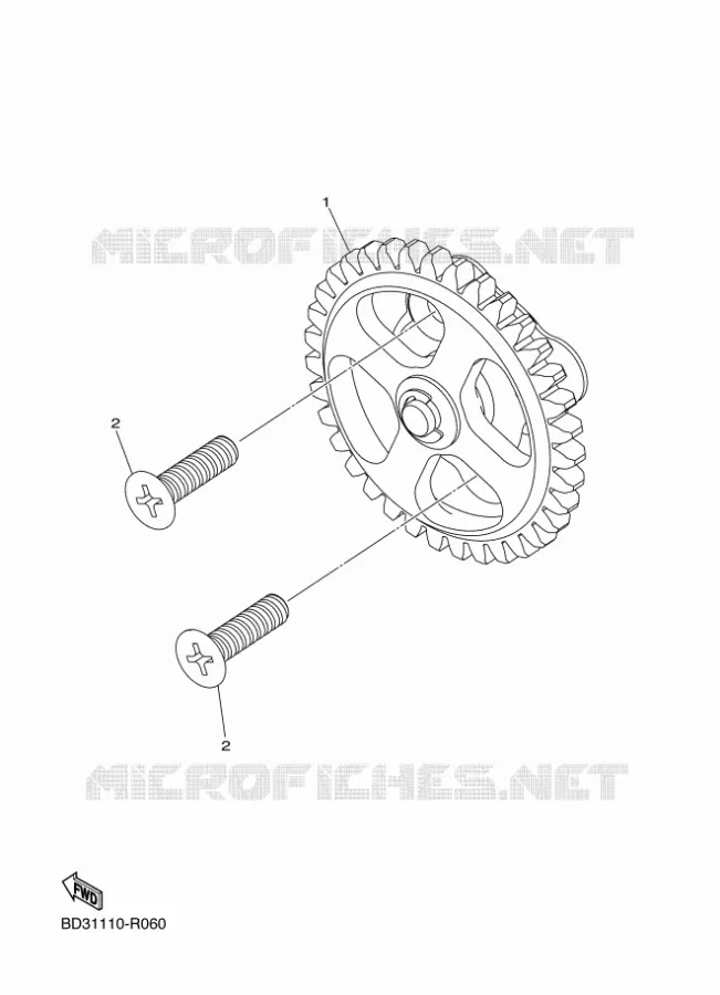 POMPE A HUILE Yamaha QUAD 110 2024 RAPTOR  YFM110R