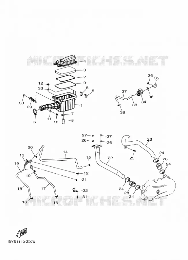ADMISSION Yamaha QUAD 110 2024 RAPTOR  YFM110R