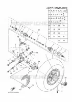ROUE ARRIERE pour Yamaha GRIZZLY 700 EPS de 2024