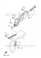 ECHAPPEMENT pour Yamaha YFB250 de 1998
