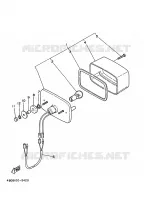 FEU ARRIERE pour Yamaha YFB250 de 1998