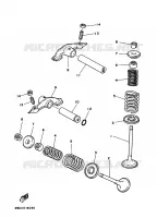 SOUPAPE pour Yamaha YFB250 de 1998