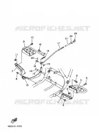 SUPPORT / REPOSE PIEDS pour Yamaha YFB250 de 1998