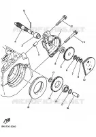 ENGRENAGE POMPE À HUILE pour Yamaha VK 540 de 2022