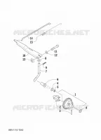 COMMANDE VALVE ECHAPPEMENT  pour Yamaha SRX 120 R de 2022