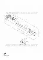 FREIN 2 pour Yamaha SIDEWINDER X-TX LE 146 de 2023