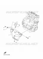 SUPPORT MOTEUR 2 pour Yamaha SIDEWINDER X-TX LE 146 de 2023