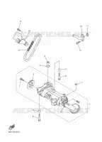 POMPE A HUILE pour Yamaha SIDEWINDER X-TX LE 146 de 2024
