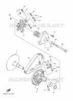 POULIE PRIMAIRE pour Yamaha SIDEWINDER X-TX LE 146 de 2024