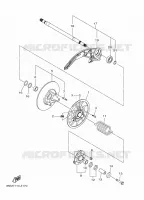 POULIE SECONDAIRE pour Yamaha SIDEWINDER X-TX LE 146 de 2024