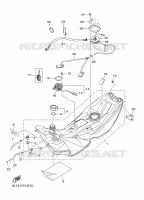 RESERVOIR A ESSENCE pour Yamaha SIDEWINDER X-TX LE 146 de 2024
