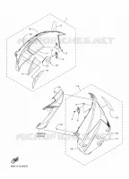 CARENAGE LATERAL  pour Yamaha TRANSPORTER 800 de 2024