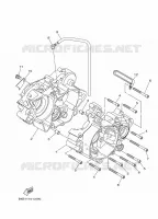 CARTER MOTEUR pour Yamaha YZ 85 LW de 2024