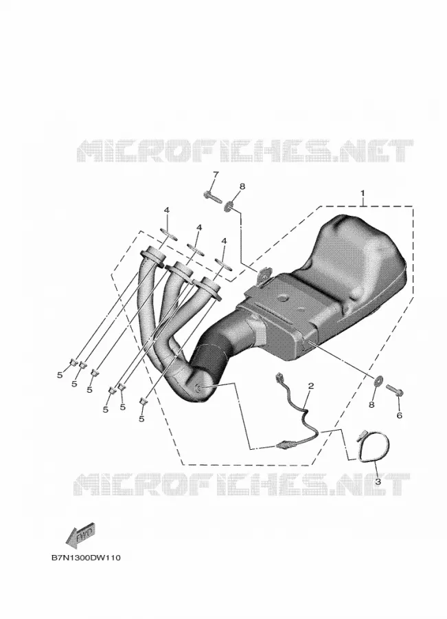 ECHAPPEMENT Yamaha MOTO 900 2024 XSR  MTM890