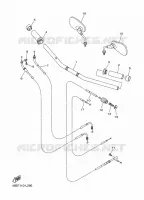 GUIDON ET CABLES pour Yamaha V-STAR 250 de 2024