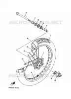 ROUE AVANT pour Yamaha V-STAR 250 de 2024
