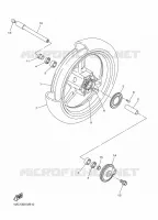 ROUE AVANT pour Yamaha FJR 1300 ES de 2024