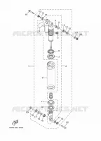 AMORTISSEUR ARRIERE pour Yamaha YZ 125 X de 2024