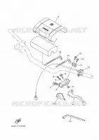 COMMODO / LEVIER pour Yamaha YZ 125 X de 2024