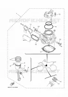 KIT PISTON pour Yamaha YZ 250 X de 2024