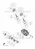 VILEBREQUIN / PISTON pour Yamaha YZF-R7 de 2024