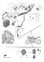 PARTIE ELECTRIQUE 1 pour Yamaha YZF-R7 de 2024