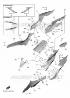 COUVERCLE LATERAL pour Yamaha YZF-R7 de 2024