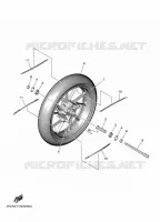 ROUE AVANT pour Yamaha YZF-R7 de 2024