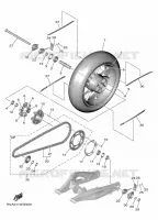 ROUE ARRIERE pour Yamaha YZF-R7 de 2024