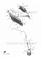 RADIATEUR / DURITES pour Yamaha YZF-R7 de 2024